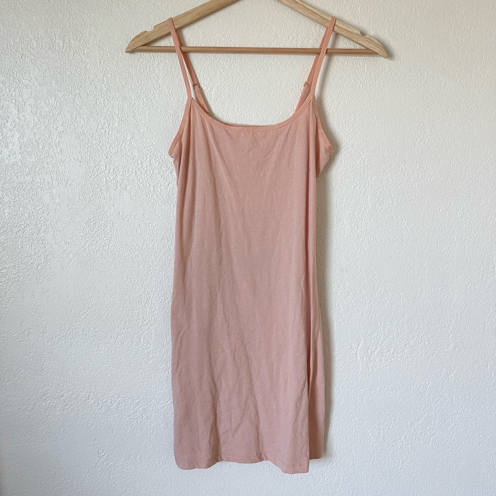 Active Basic Peach Pink Bodycon Mini Dress